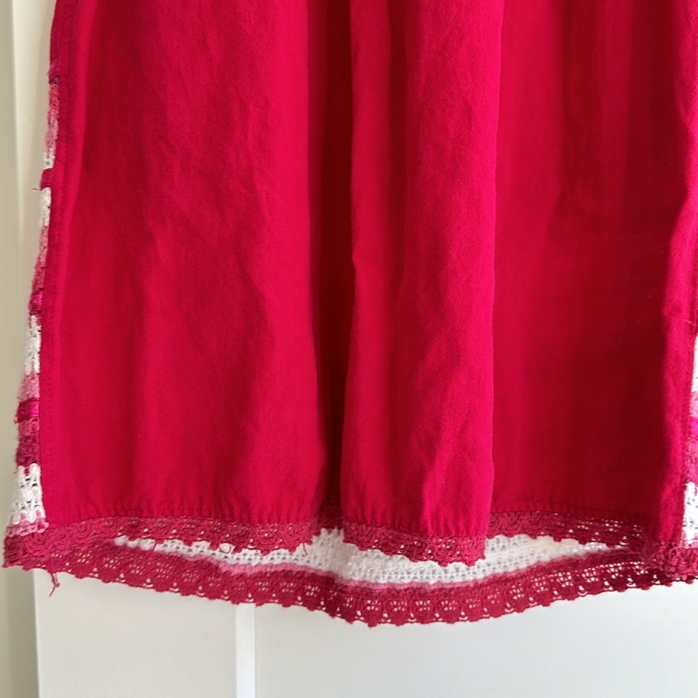 Traditional 6T Mexican Huipil embroidered dress - Picture 7 of 8